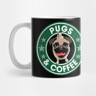 Pugs And Coffee Mug